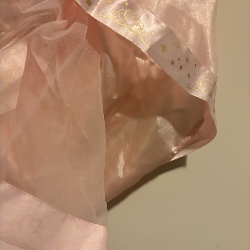 Pink Sheer Ruffled Cape - Picture 3 of 5